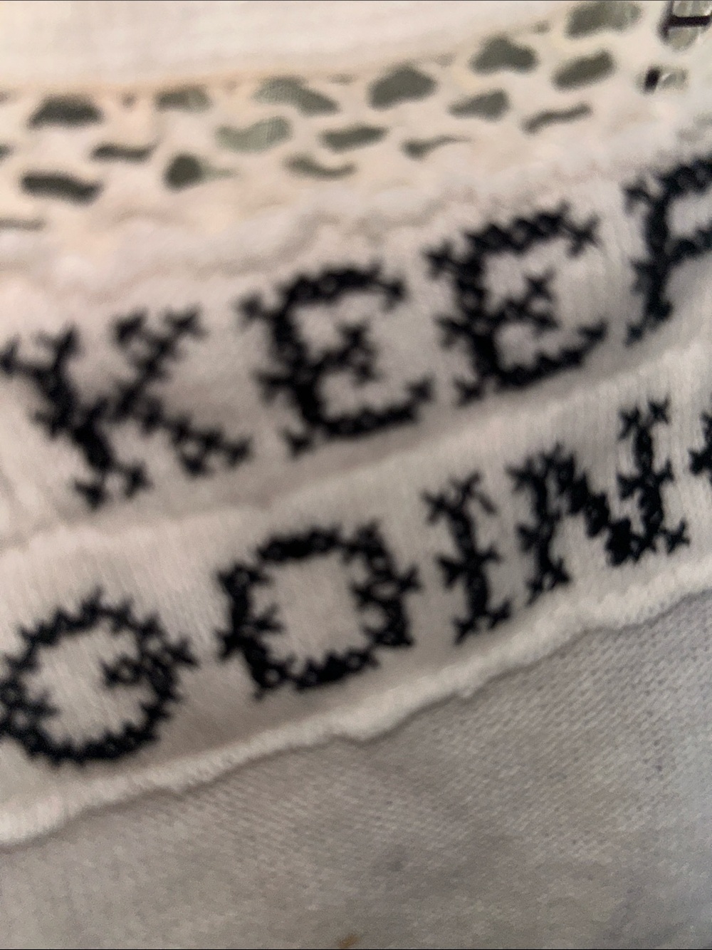 Free People Cream 'Keep Going' Crochet Trim Long Sleeve Top - Picture 4 of 6